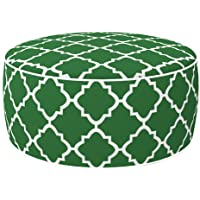 Los mejores  - Aktive 79032 - Puff hinchable Ottoman- poliéster hilado- repele el agua- 53 x 23 cm- mosaico verde